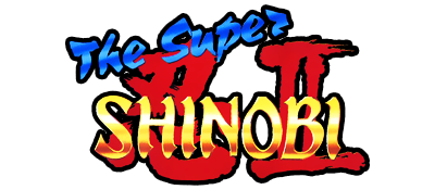 Super Shinobi II logo for Sega Mega Drive